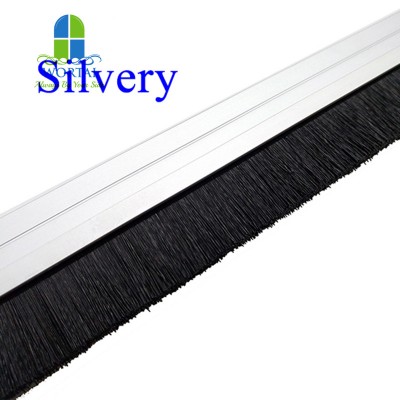 High Quality Brush Seal Strip Cleaning Door Bottom Brush Aluminum Door Seal